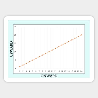 Onward and Upward Sticker